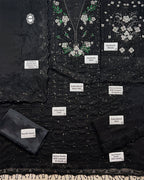 Maria.B 3 Piece Embroidered Bamber Chiffon Suit - A059