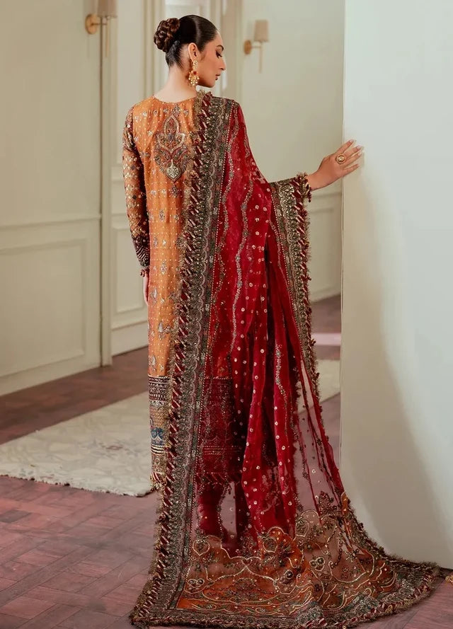 Baroque khaddi Net 3 Piece - A044