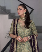 Haris Shakeel Mesuri Hand Embellished 3 piece - A061