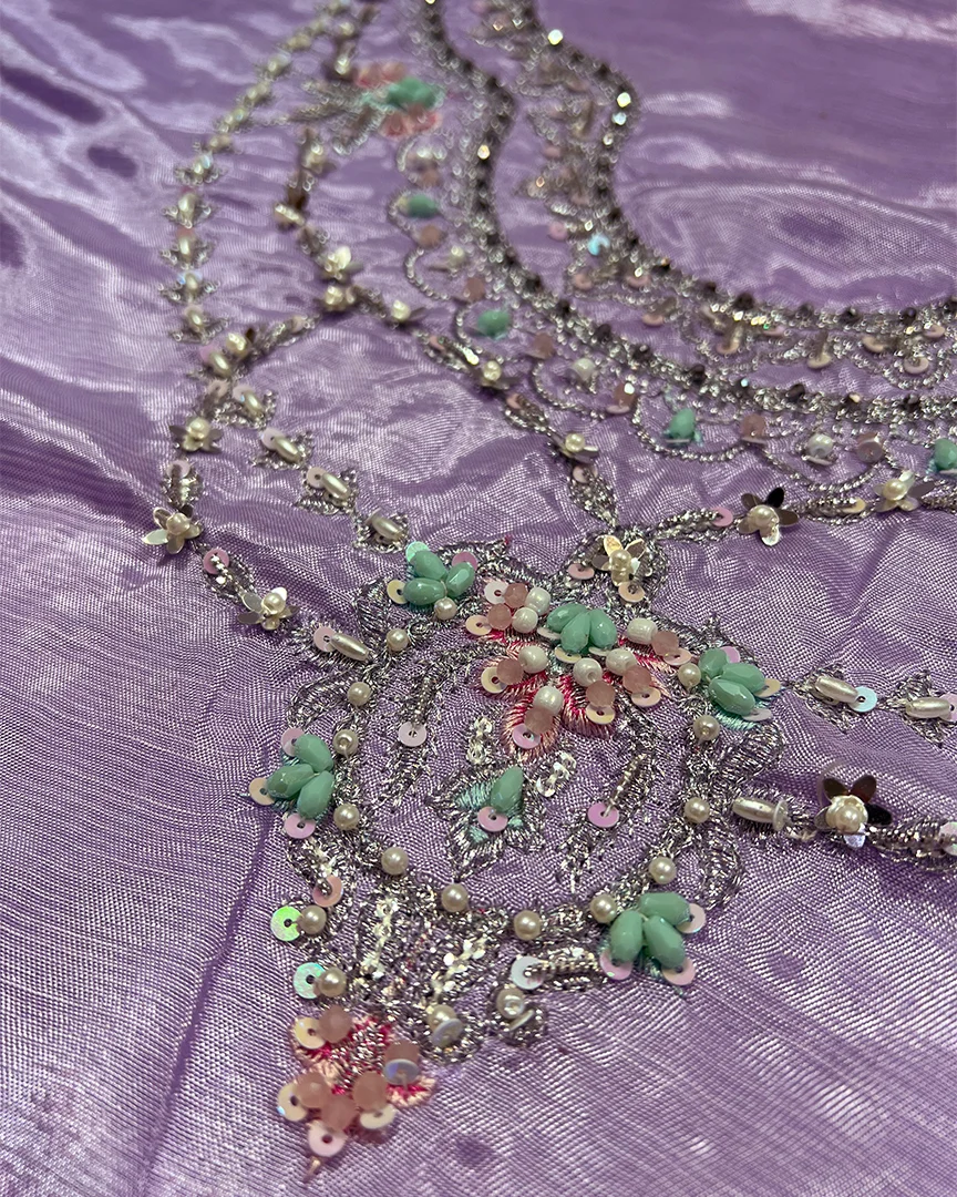 Zuri By Zainab Luxury Pret Formal Wedding Raw Silk Collection - NOOREZA - Lilic - A036