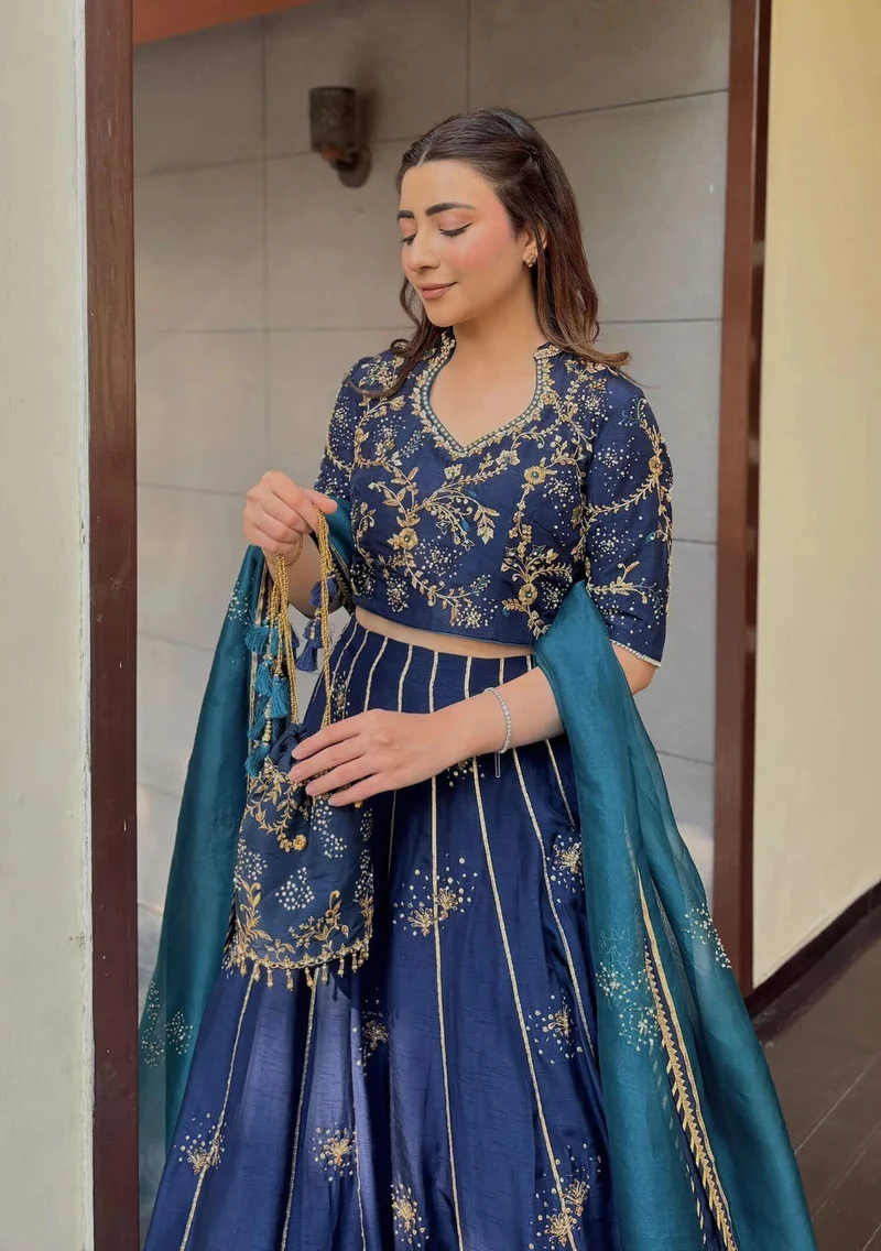 Mubashira Usman Luxury Bridal Lehenga Choli - Zahveen - A040