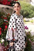 Maria B Lawn Digital Print & Embroidered 3 Piece Dress -- A001