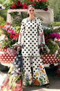 Maria B Lawn Digital Print & Embroidered 3 Piece Dress -- A001
