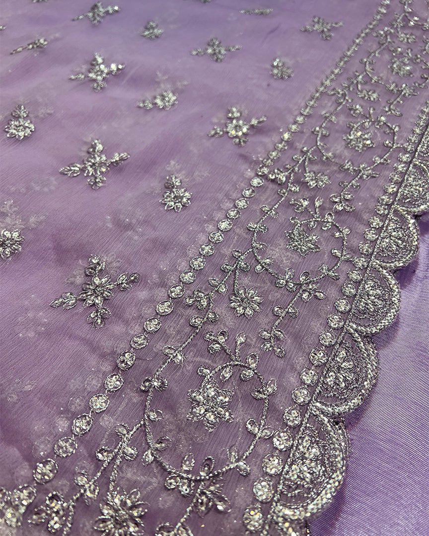 Zuri By Zainab Luxury Pret Formal Wedding Raw Silk Collection - NOOREZA - Lilic - A036