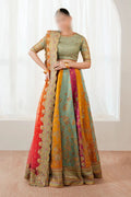 Baroque Silk Embroidered Maxi - A010