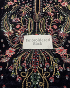 Jazmin Embroidered Velvet Formal Collection - NAVY BLUE -A037