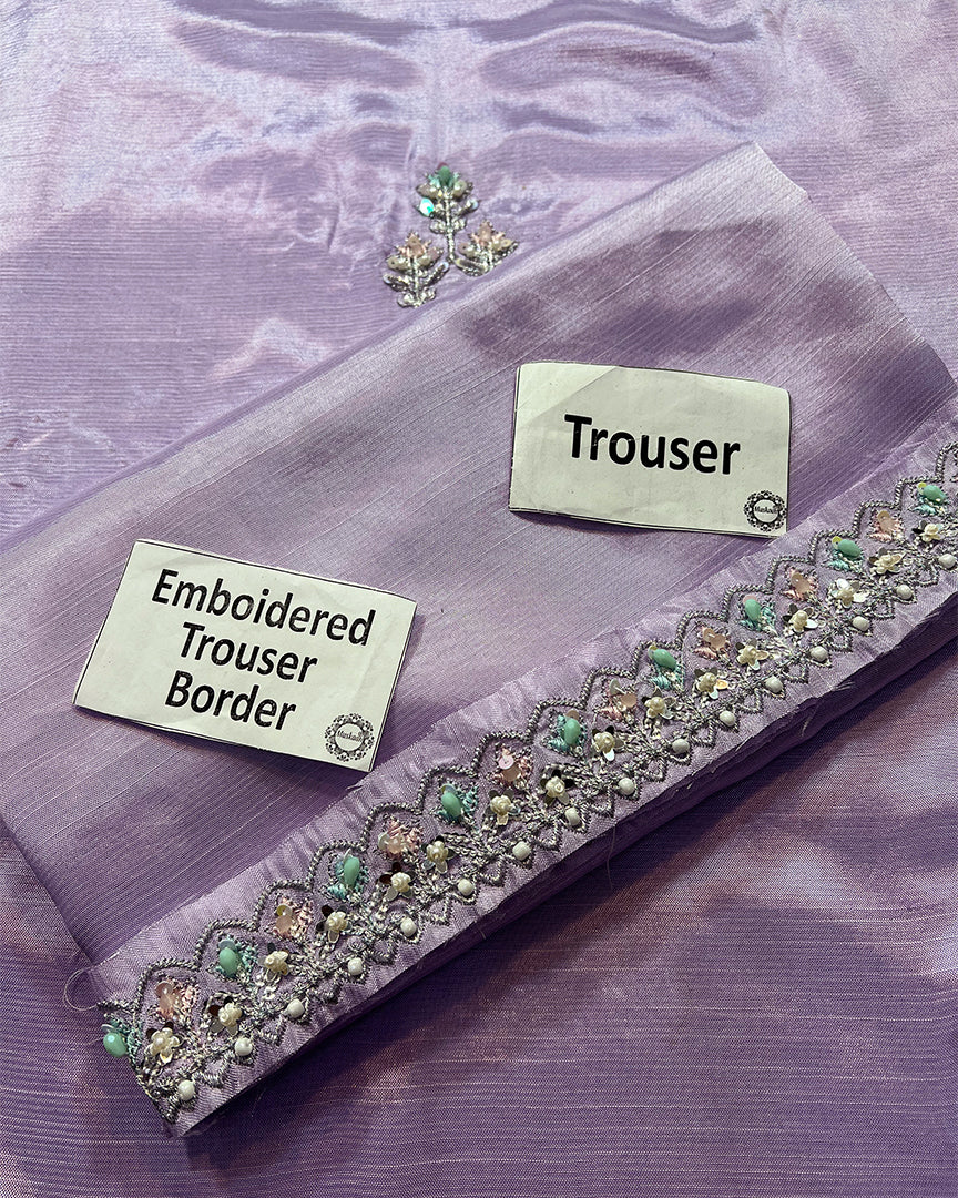 Zuri By Zainab Luxury Pret Formal Wedding Raw Silk Collection - NOOREZA - Lilic - A036