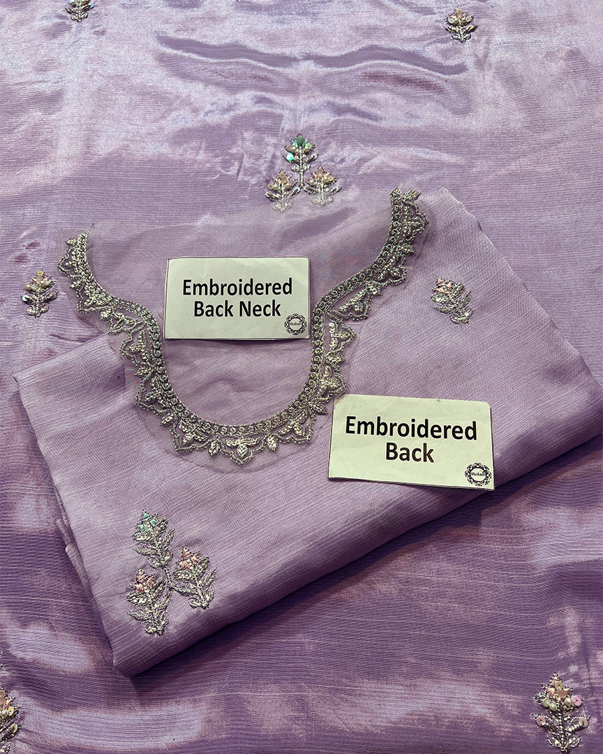 Zuri By Zainab Luxury Pret Formal Wedding Raw Silk Collection - NOOREZA - Lilic - A036