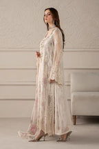 Maria b Chiffon  Embroidered with Printed Silk Inner Dress - A066