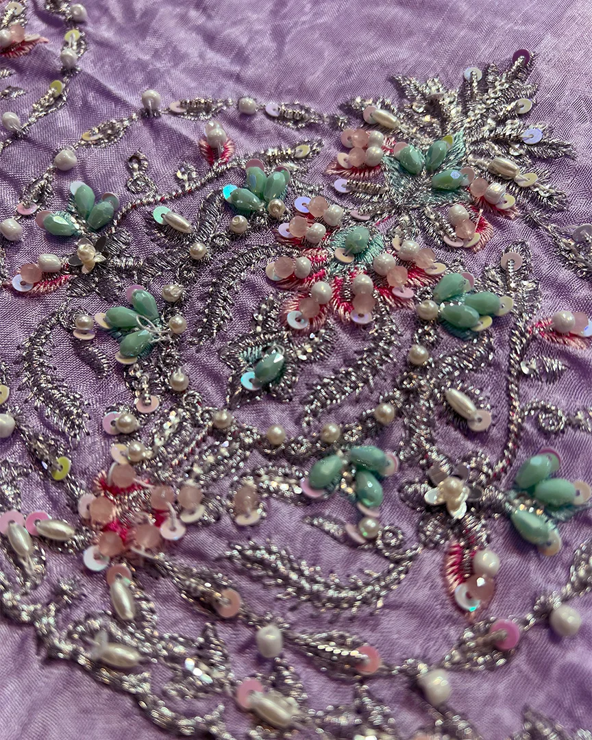 Zuri By Zainab Luxury Pret Formal Wedding Raw Silk Collection - NOOREZA - Lilic - A036