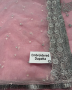 Misal Net Hand Embellished & Embroidered 3 Piece Dress - A039